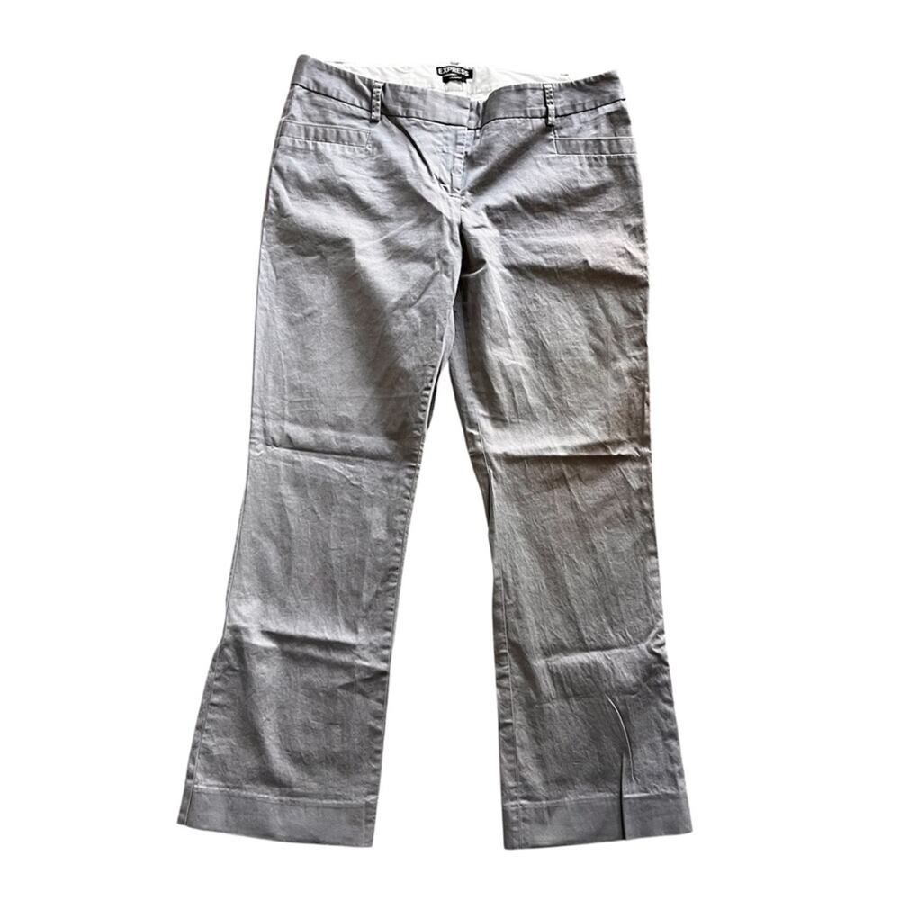 Express Columnist Light Gray chino style dress Pants women’s size 10